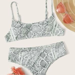 Snakeskin bikini